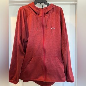 Oakley Zip up hoodie Maroon Men’s XXL